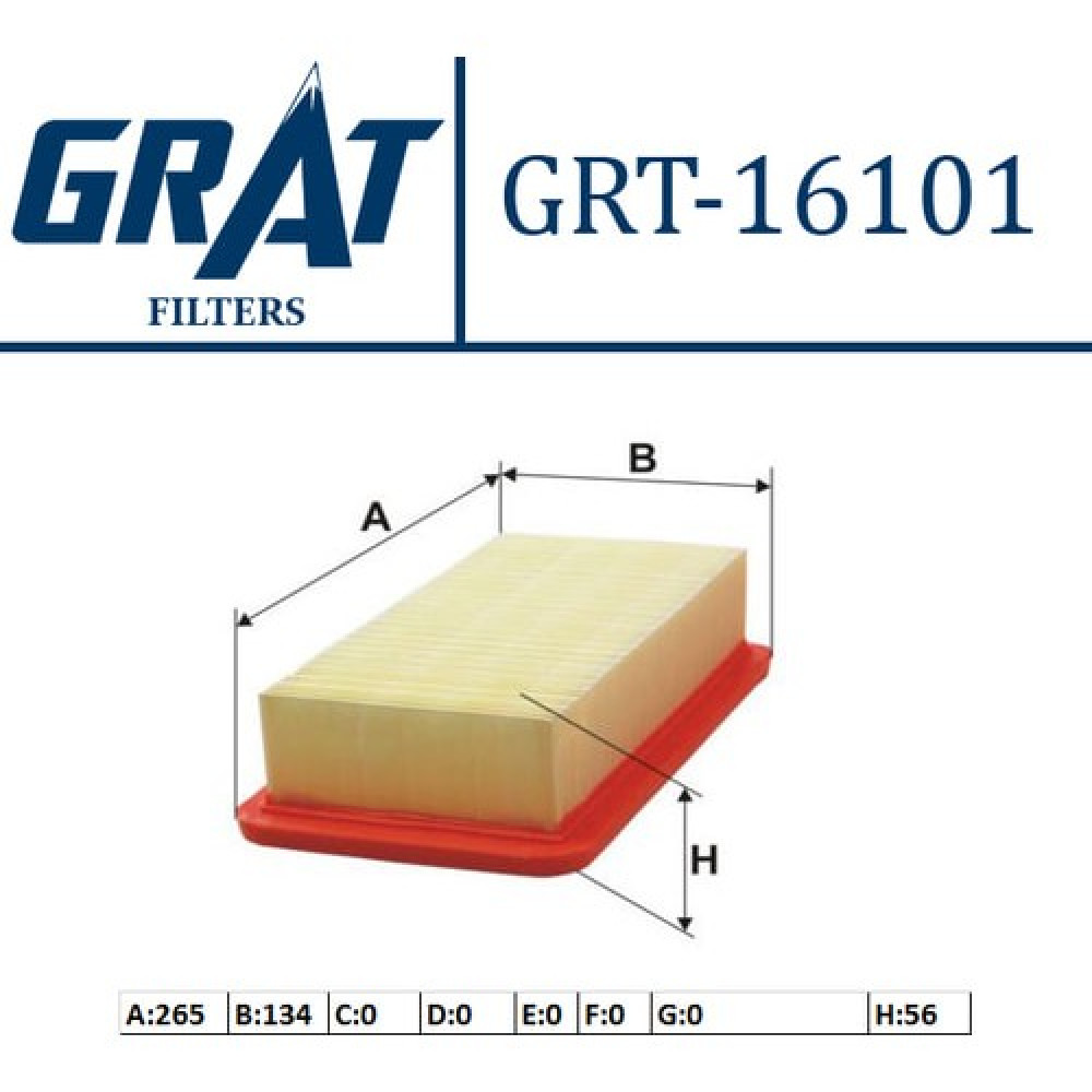 GRAT HAVA FİLTRESİ GRT-12101